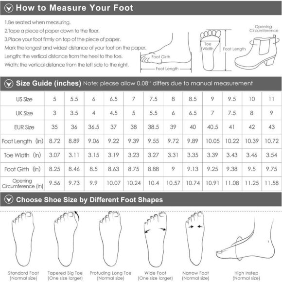 DREAM PAIRS Women's High Chunky Heel Grey Ankle Boots - Picture 6 of 8